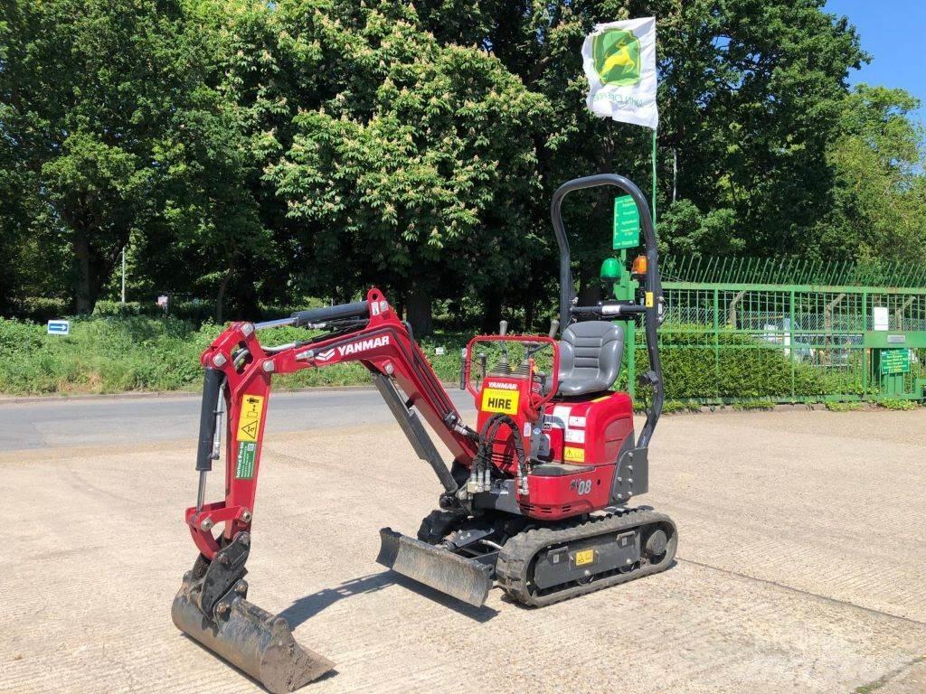 Yanmar SV08-1C Малые экскаваторы 7т-12т