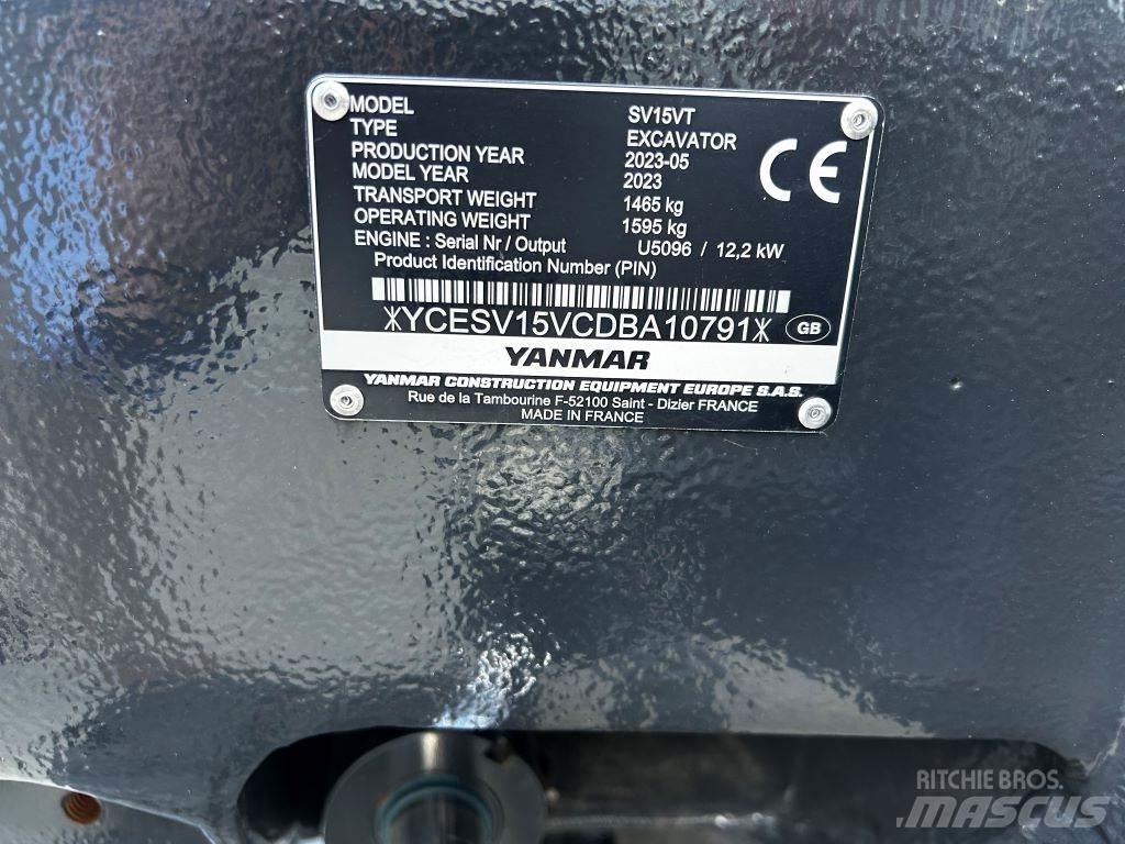 Yanmar SV15VT Малые экскаваторы 7т-12т