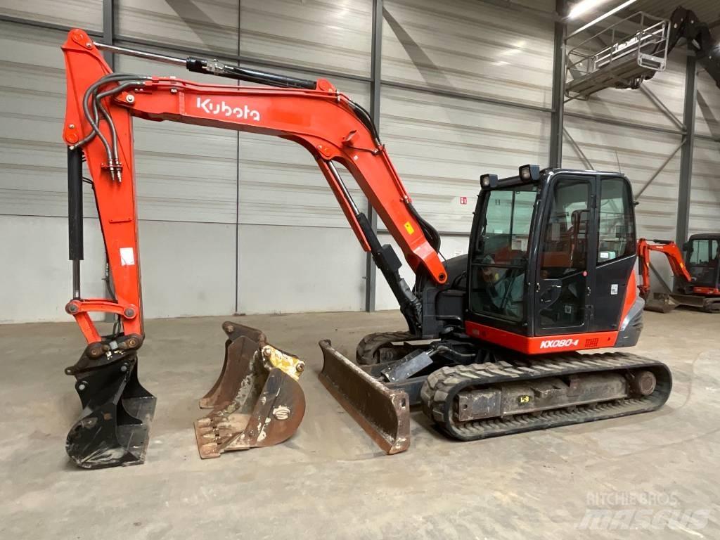 Kubota KX 080-4 Малые экскаваторы 7т-12т