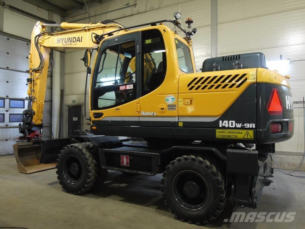 Hyundai R 140 W-9A Колёсные экскаваторы