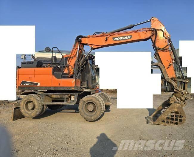 Doosan DX 140 W-5 Колёсные экскаваторы