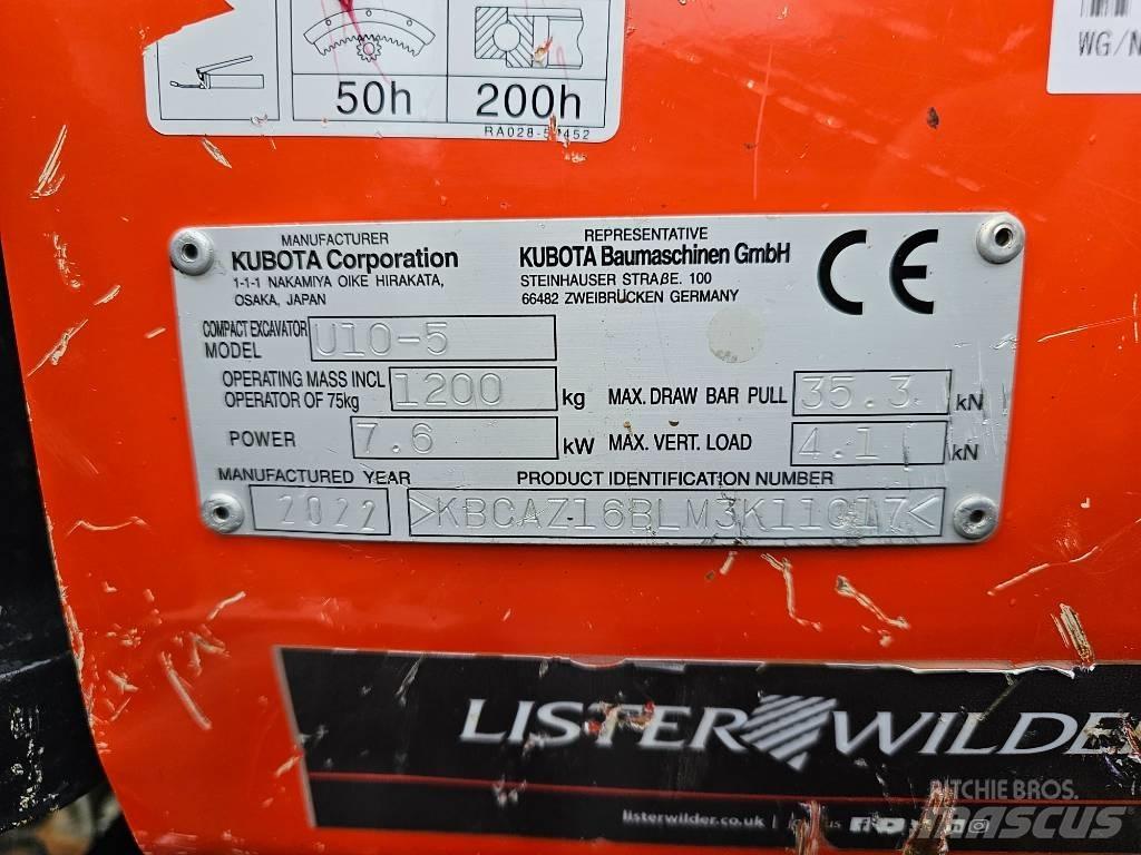 Kubota U 10 Мини-экскаваторы