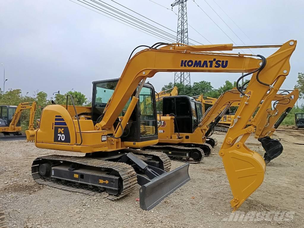 Komatsu PC 70 Малые экскаваторы 7т-12т