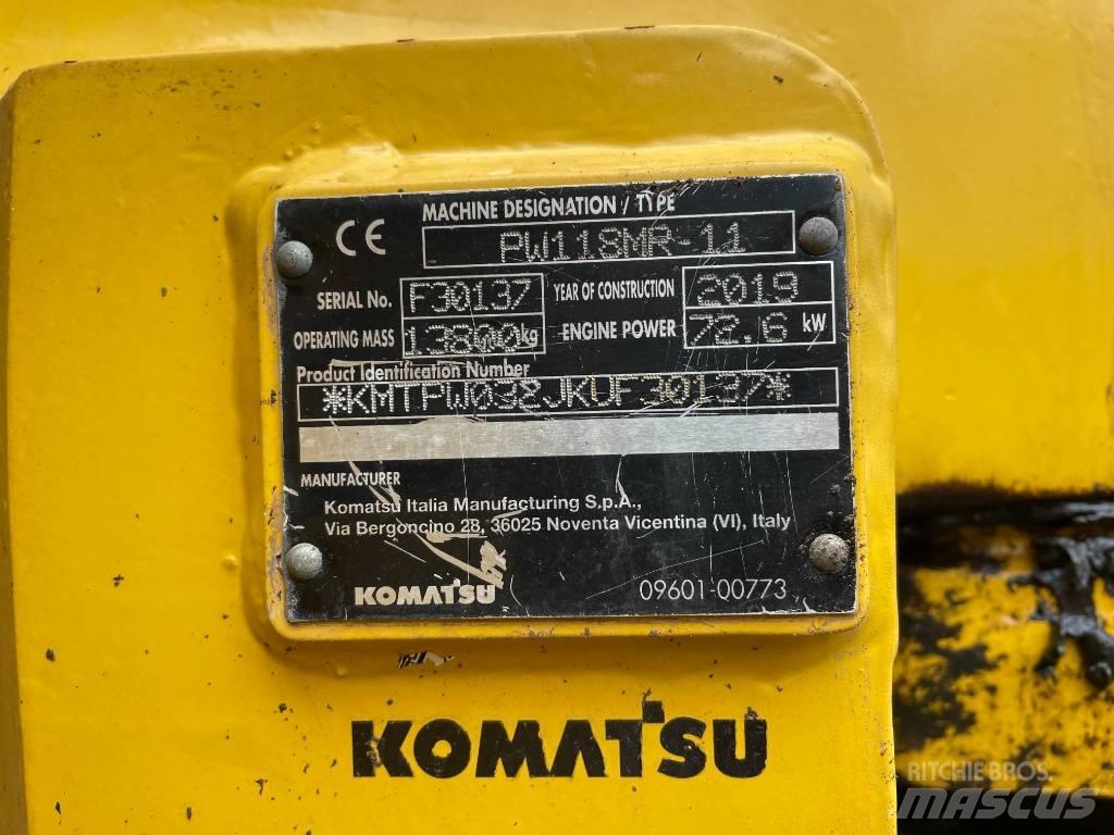 Komatsu PW 118 Колёсные экскаваторы