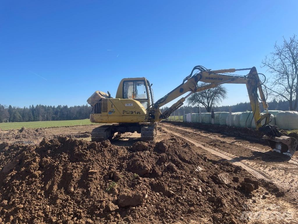 Komatsu Pc 95 r Малые экскаваторы 7т-12т