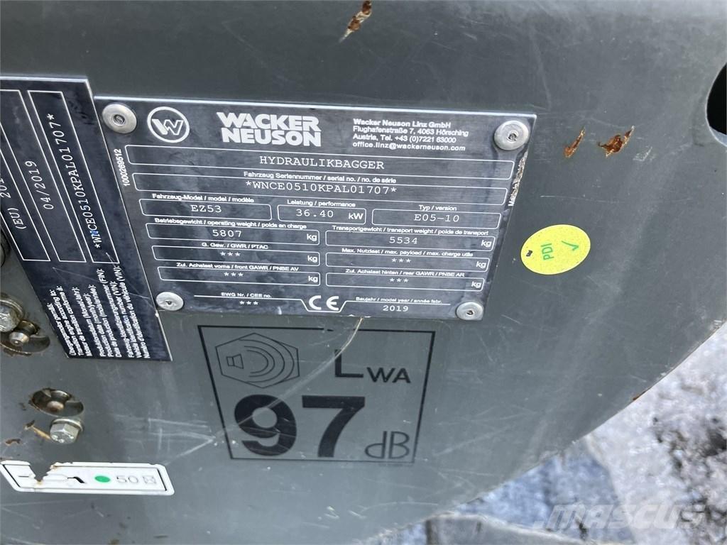 Wacker Neuson EZ 53 Мини-экскаваторы