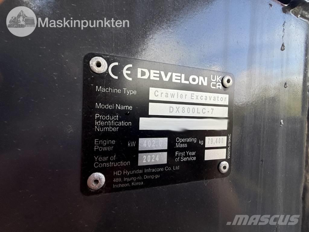 Develon 800 LC Гусеничные экскаваторы