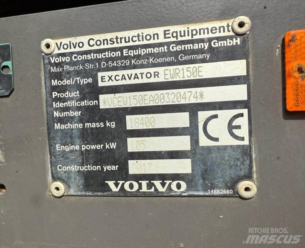Volvo EWR150E Колёсные экскаваторы