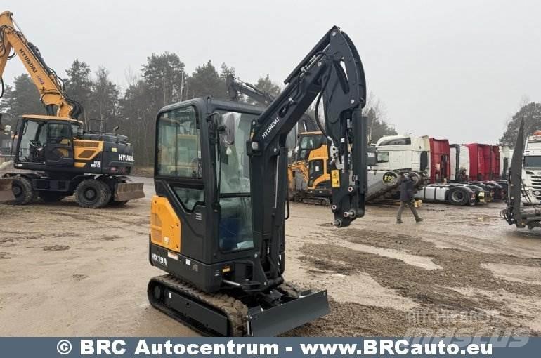 Hyundai HX19A Мини-экскаваторы