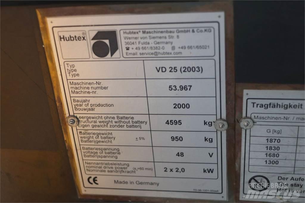Hubtex VD 25 Боковые погрузчики