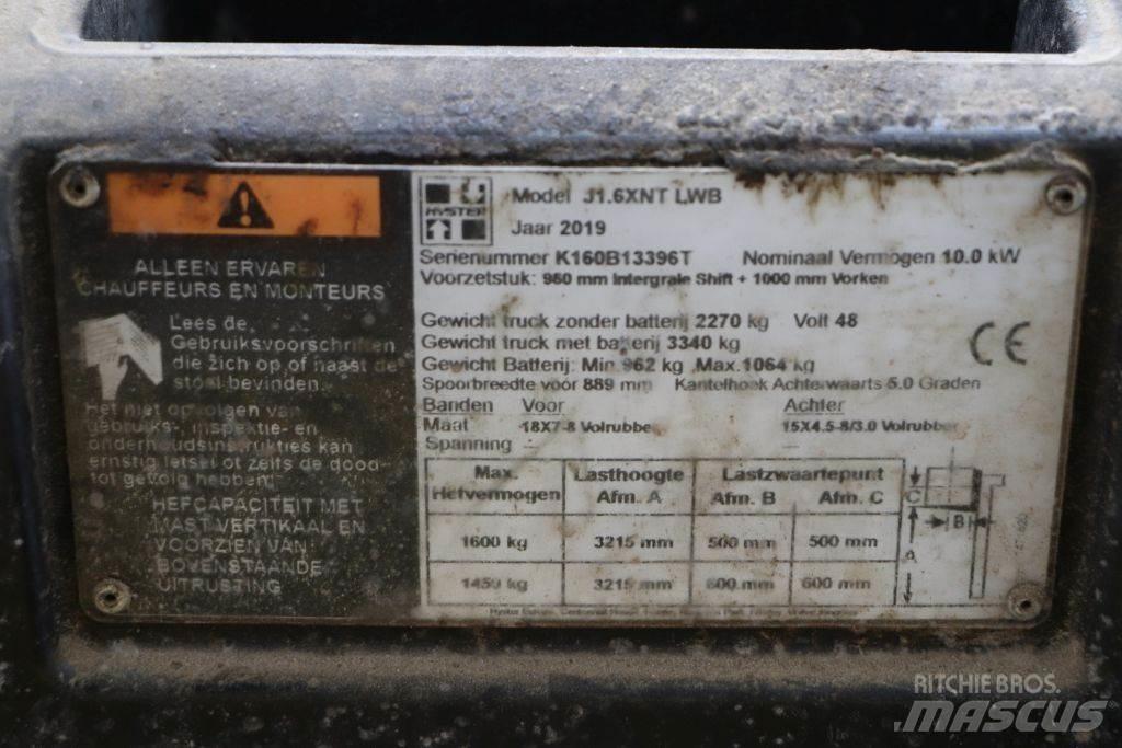 Hyster J1.6XNT Электропогрузчики