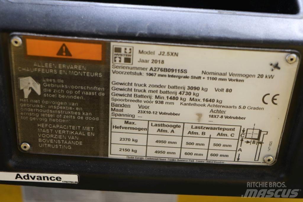Hyster J2.5XN Электропогрузчики