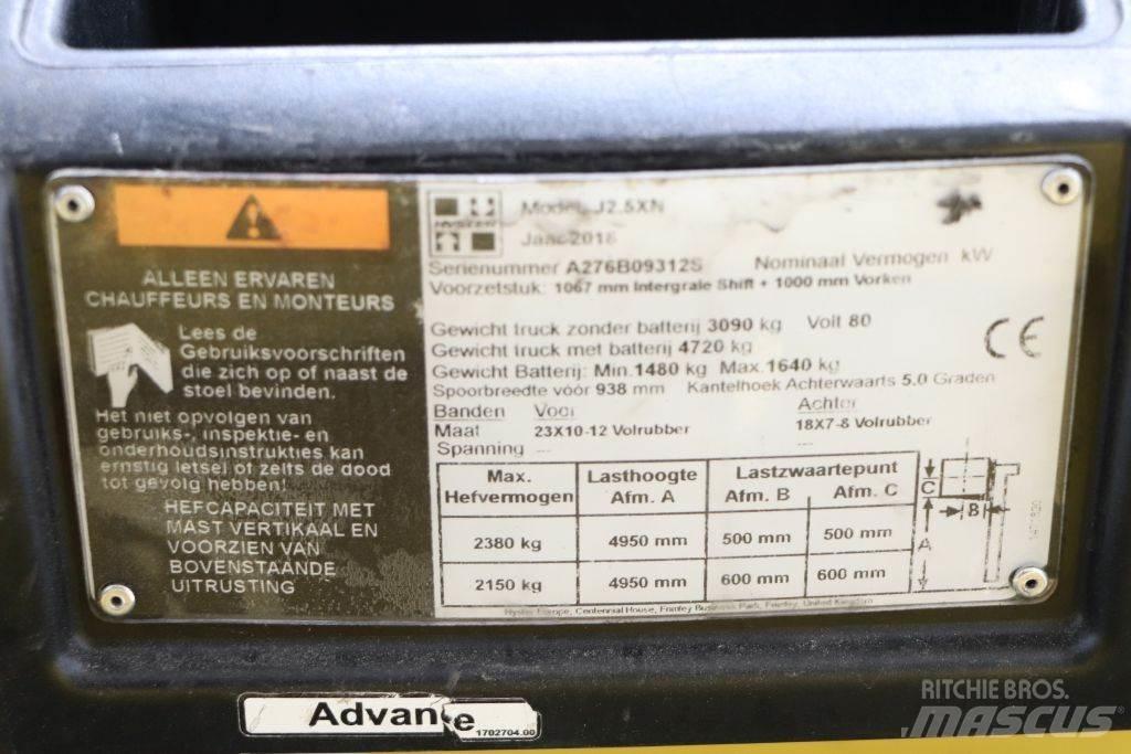 Hyster J2.5XN Электропогрузчики
