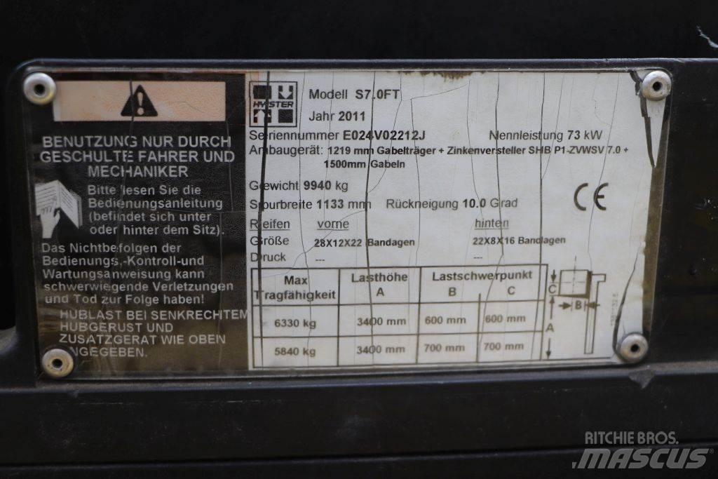 Hyster S7.0FT Газовые погрузчики