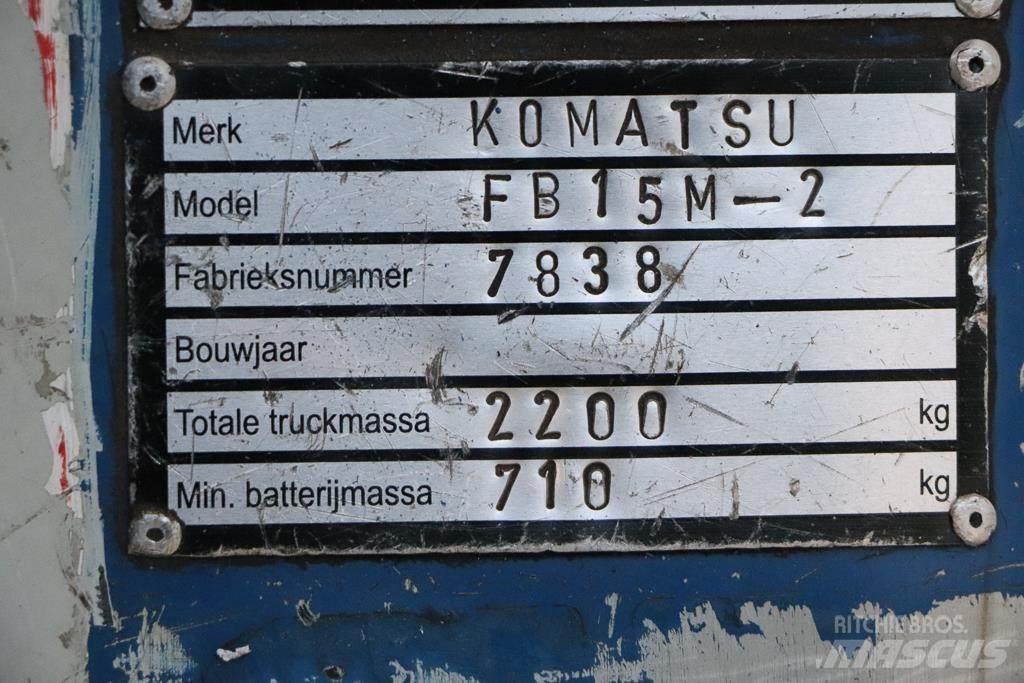 Komatsu FB15M-2 Электропогрузчики
