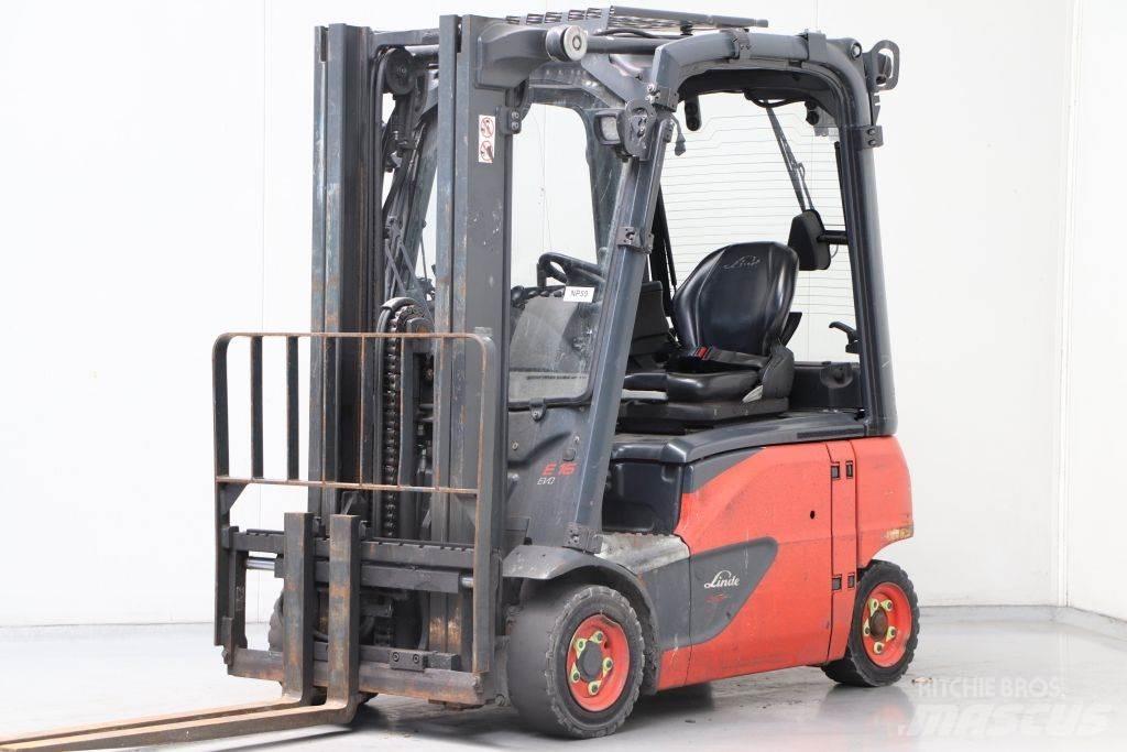 Linde E16P-02 Электропогрузчики