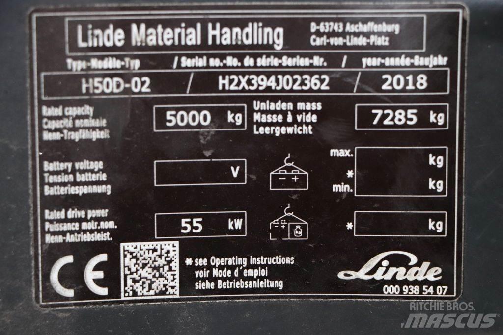 Linde H50D-02 Дизельные погрузчики