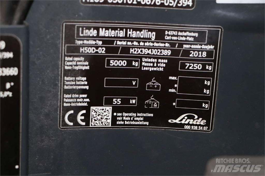 Linde H50D-02 Дизельные погрузчики