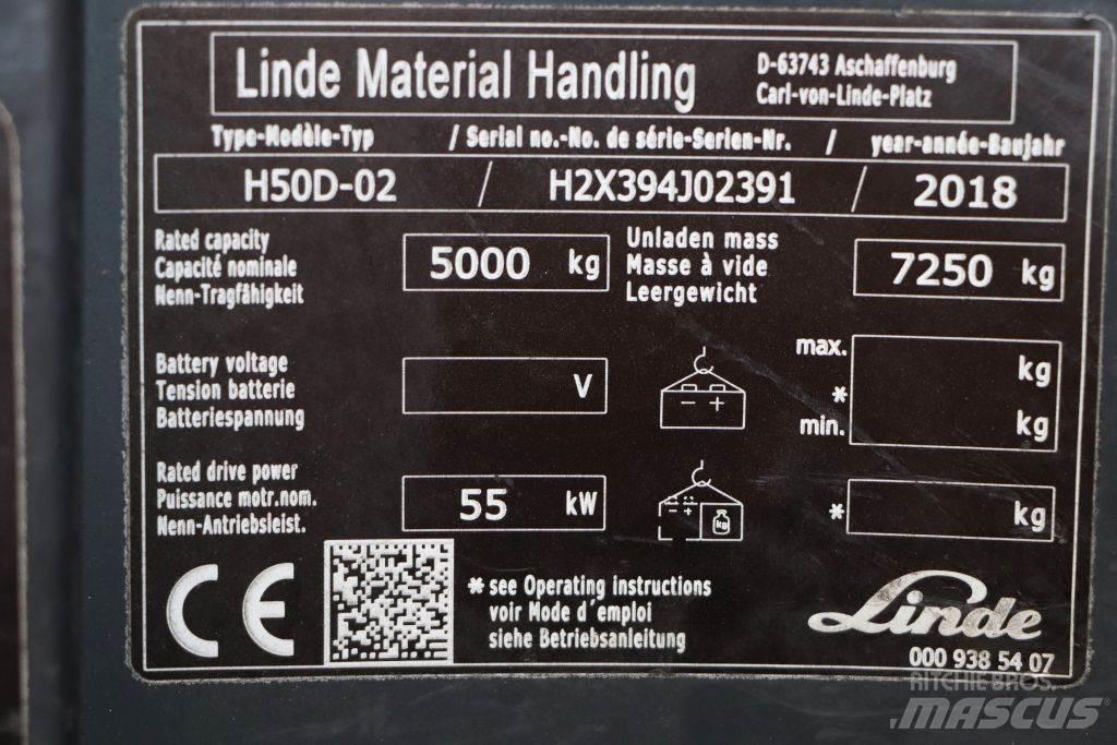 Linde H50D-02 Дизельные погрузчики