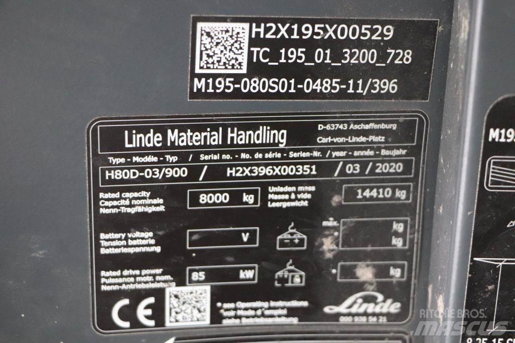 Linde H80D-03/900 Дизельные погрузчики