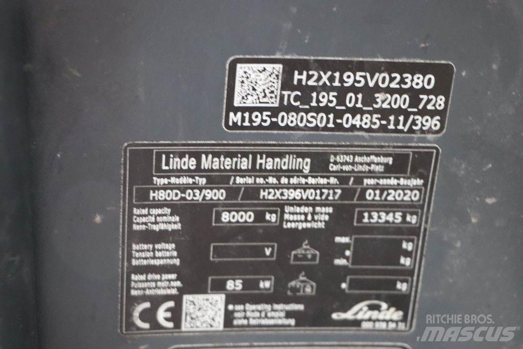 Linde H80D-03/900 Дизельные погрузчики