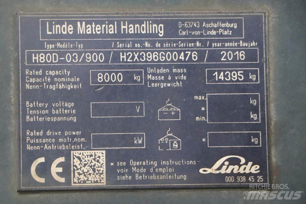 Linde H80D-03/900 Дизельные погрузчики
