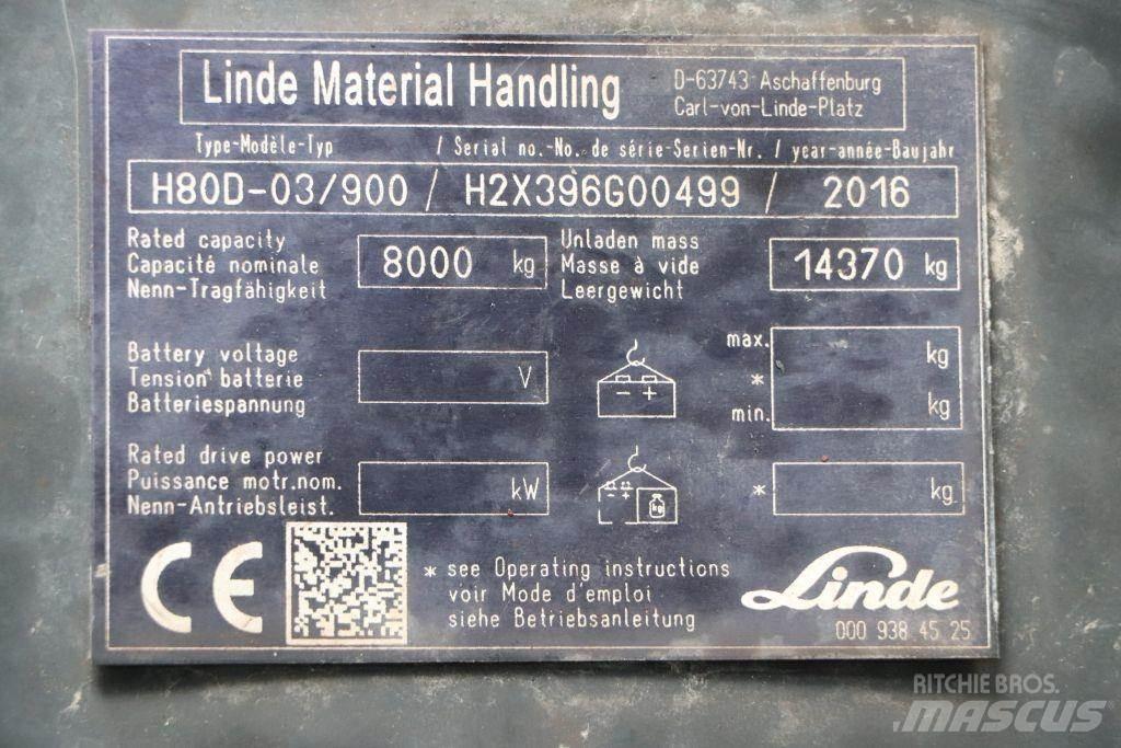 Linde H80D-03/900 Дизельные погрузчики
