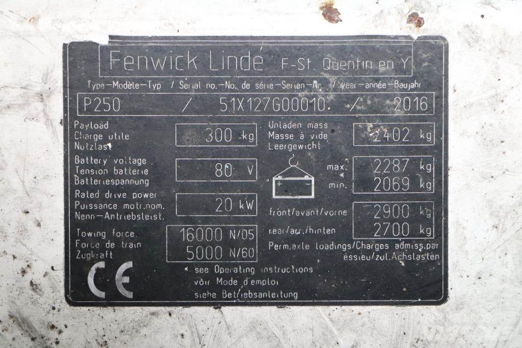 Linde P250 Складские электротягачи