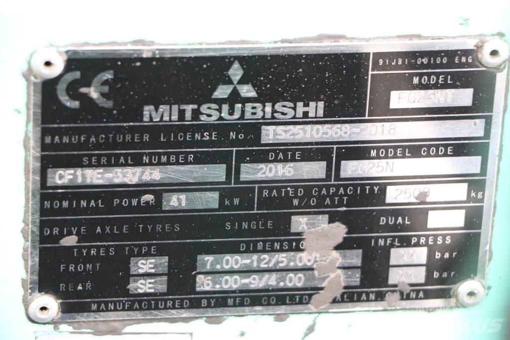 Mitsubishi FG25NT Газовые погрузчики