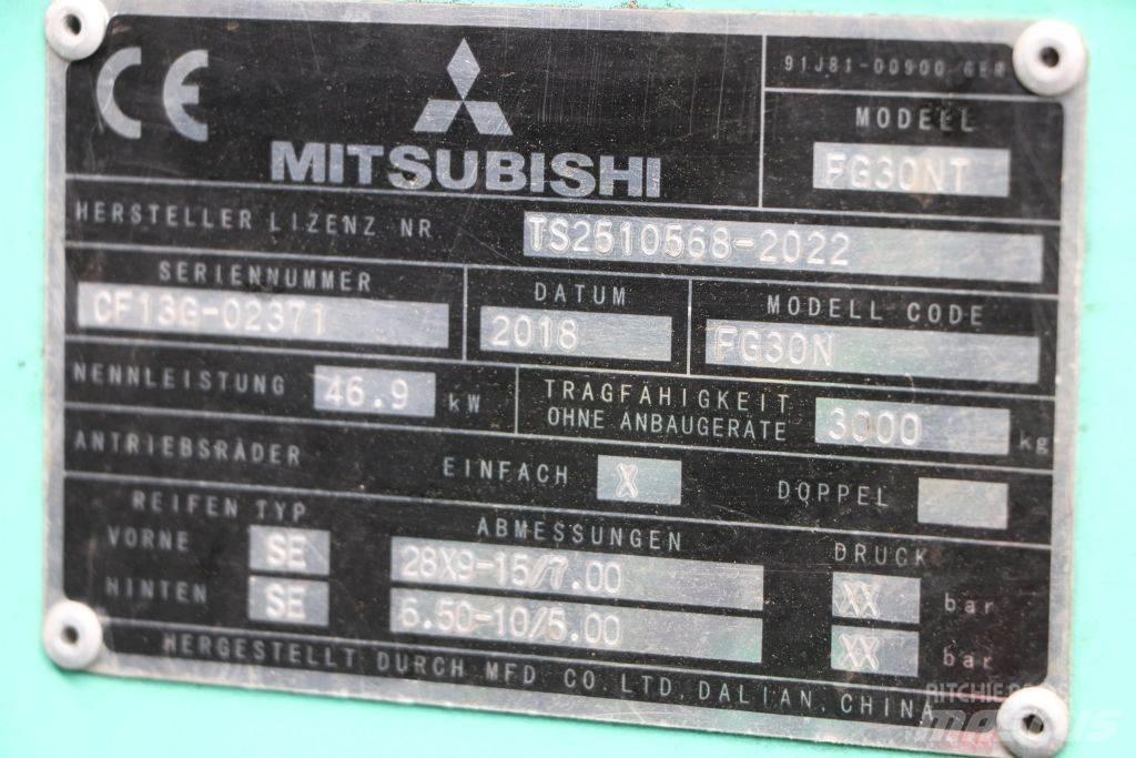 Mitsubishi FG30NT Газовые погрузчики
