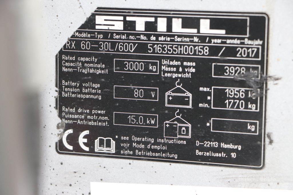 Still RX60-30L/600 Электропогрузчики