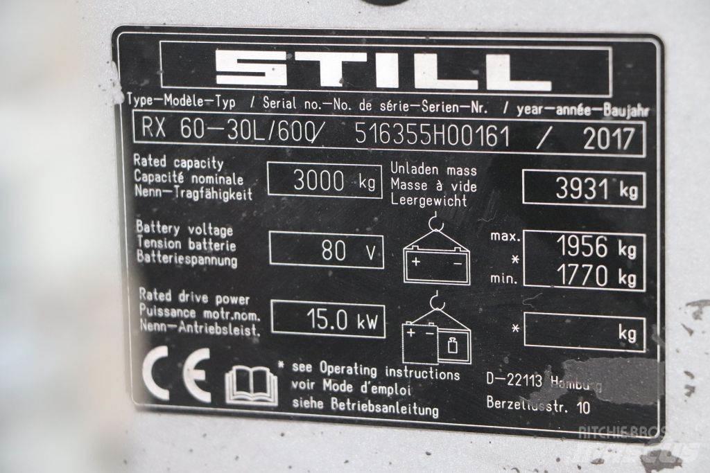 Still RX60-30L/600 Электропогрузчики