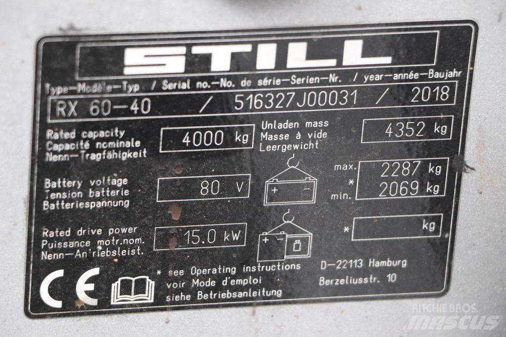 Still RX60-40 Электропогрузчики