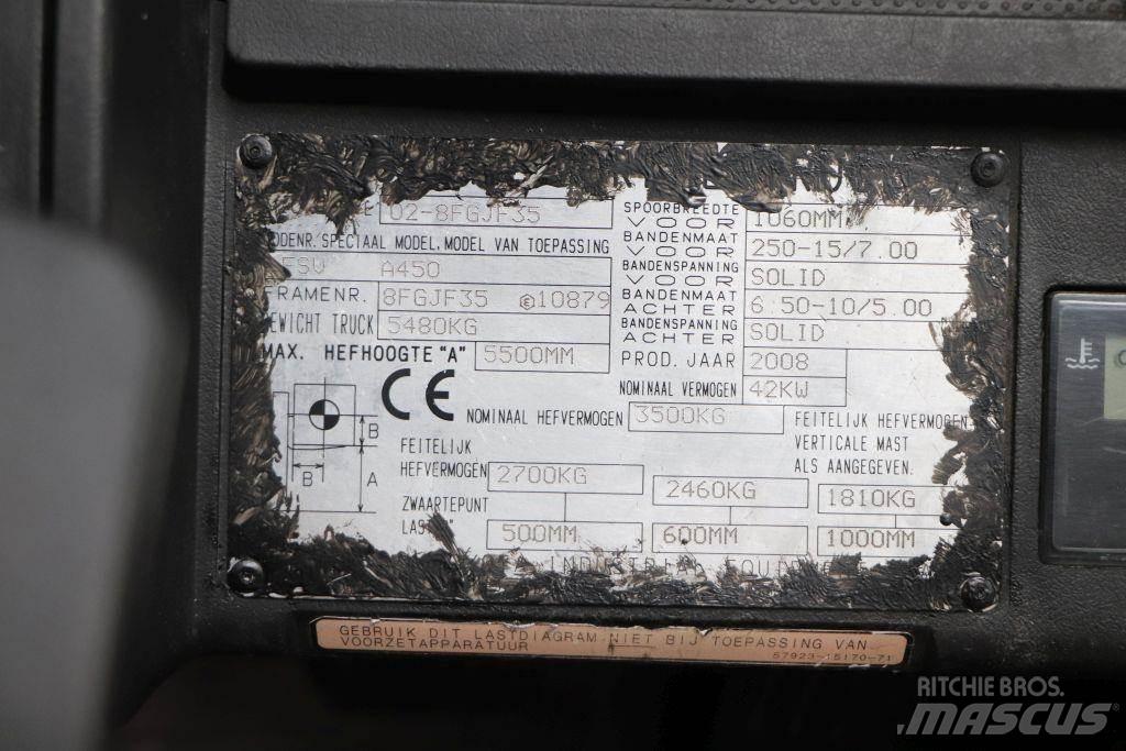 Toyota 02-8FGJF35 Газовые погрузчики