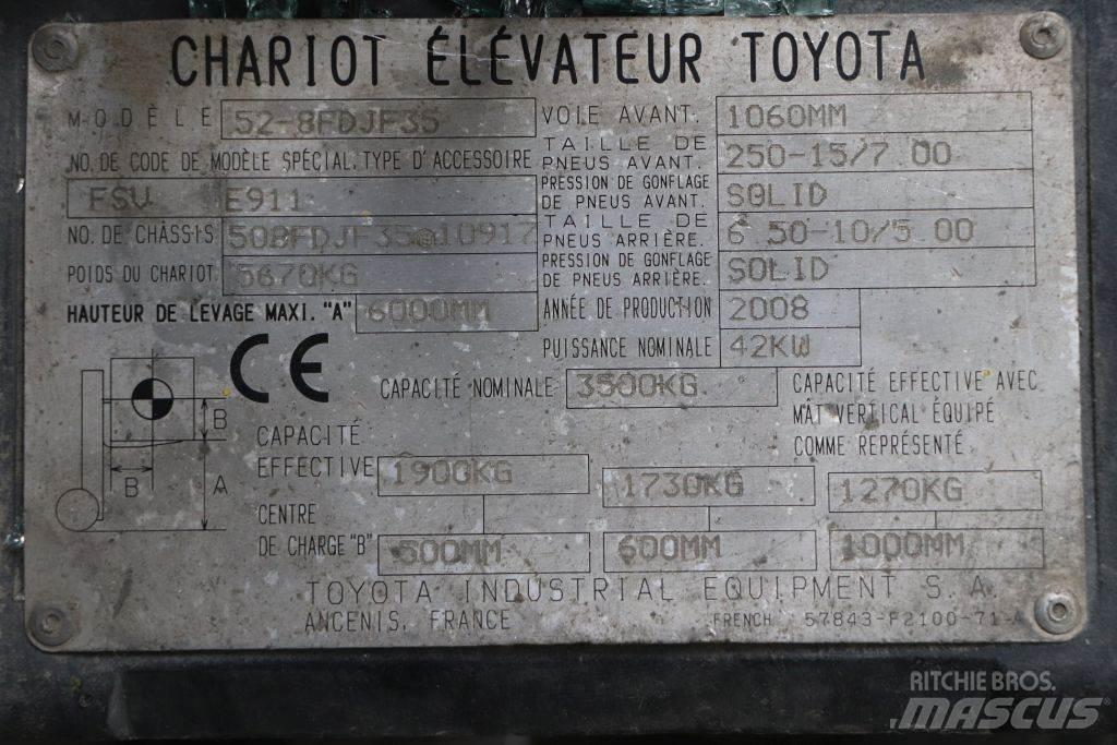 Toyota 52-8FDJF35 Дизельные погрузчики