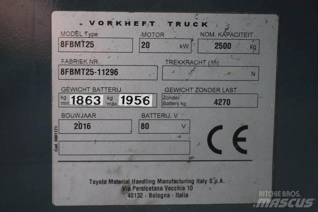 Toyota 8FBMT25 Электропогрузчики