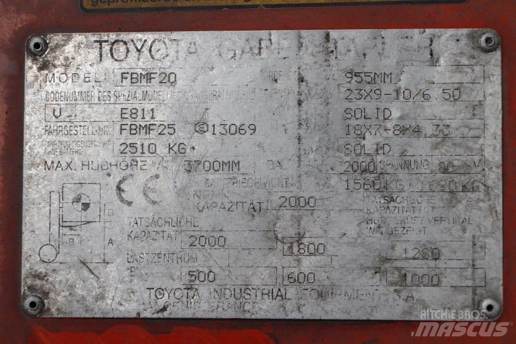 Toyota FBMF20 Электропогрузчики