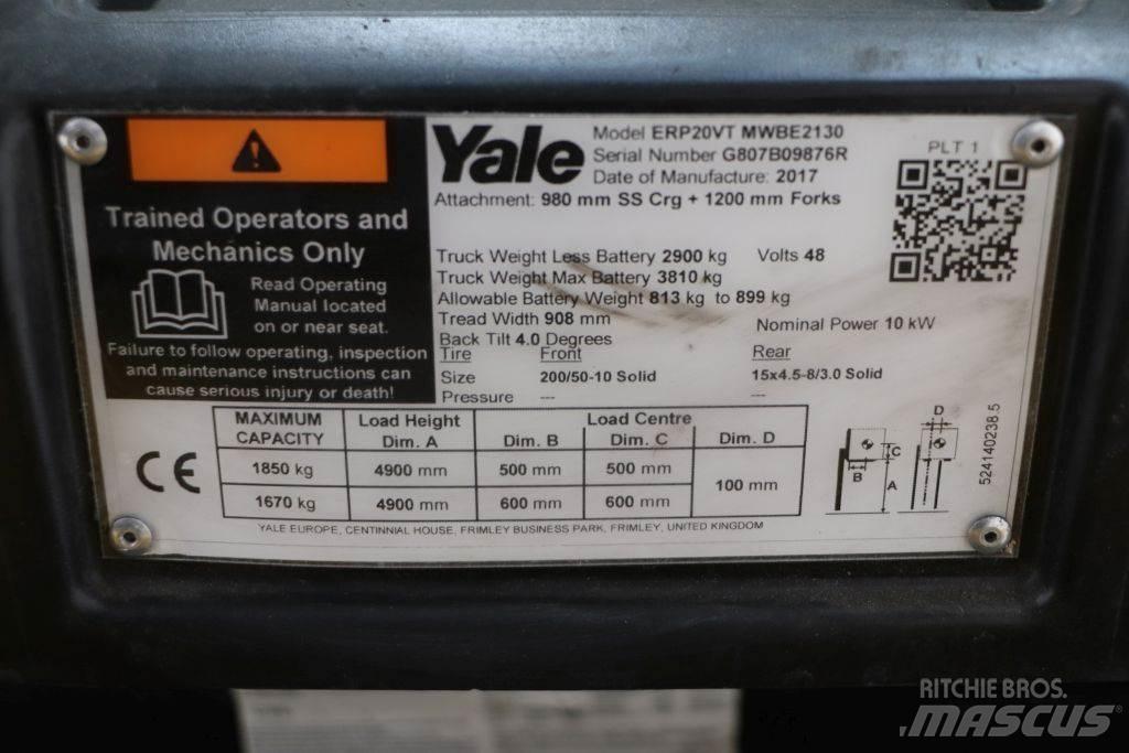 Yale ERP20VT Электропогрузчики