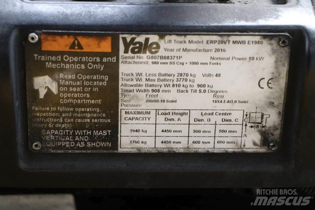 Yale ERP20VT Электропогрузчики