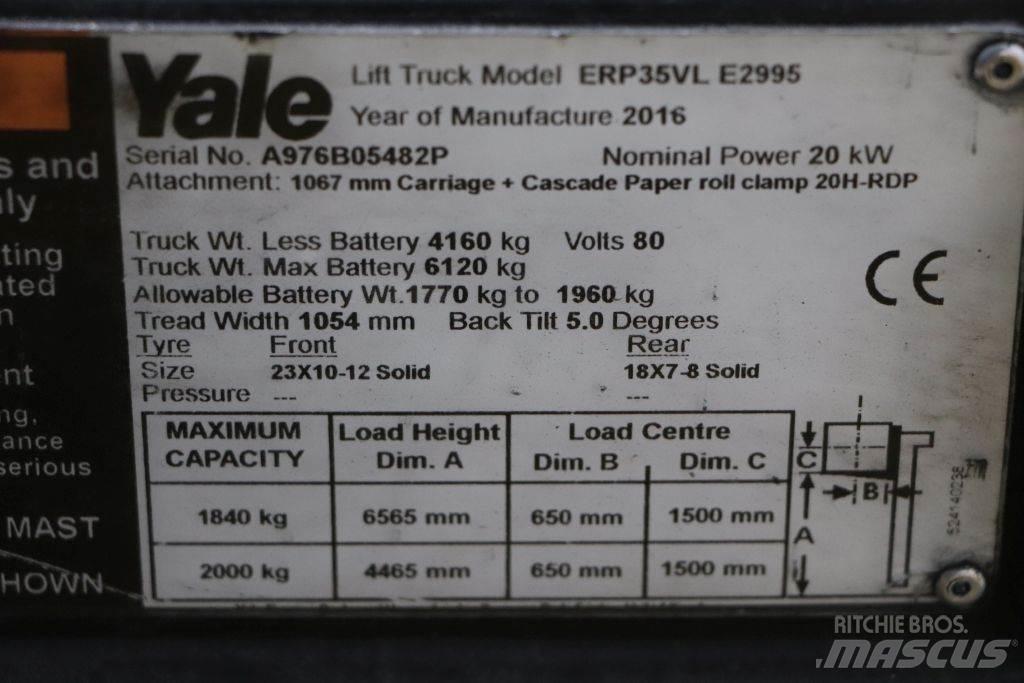 Yale ERP35VL Электропогрузчики