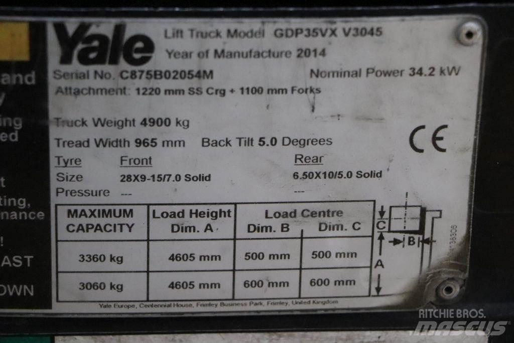 Yale GDP35VX Дизельные погрузчики