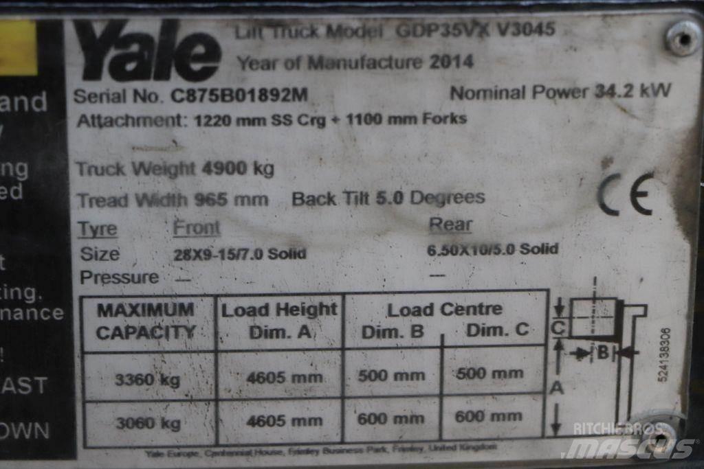 Yale GDP35VX Дизельные погрузчики