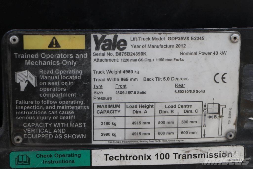 Yale GDP35VX Дизельные погрузчики