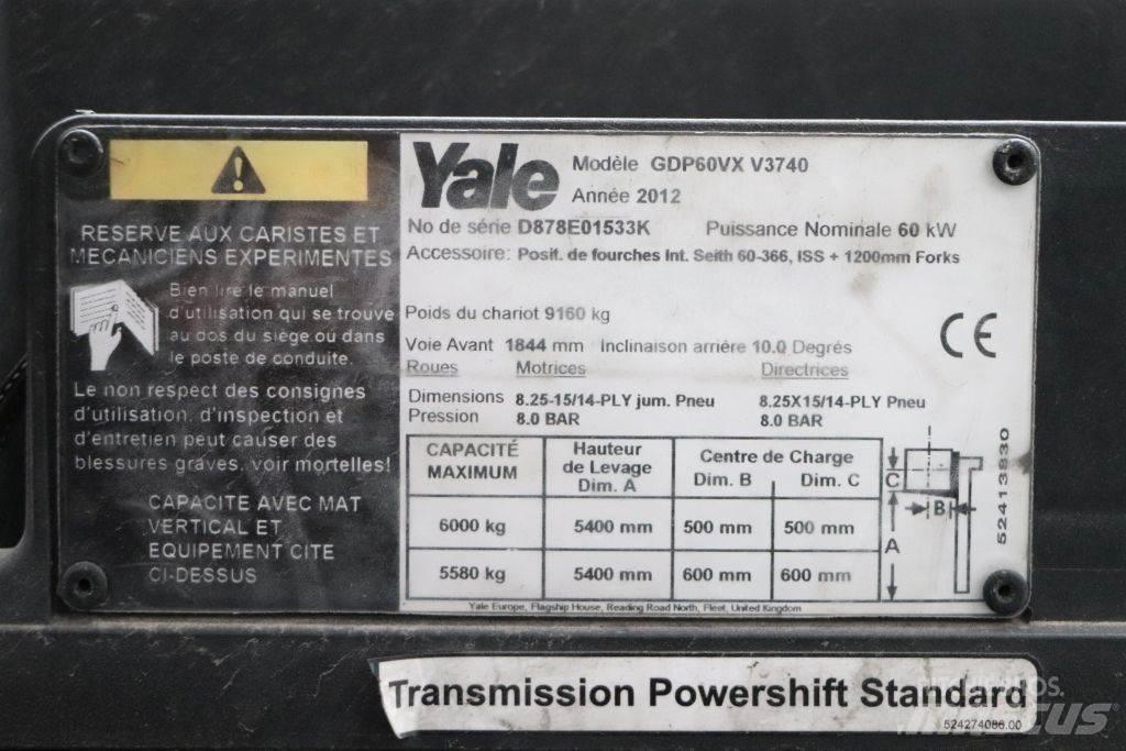 Yale GDP60VX Дизельные погрузчики