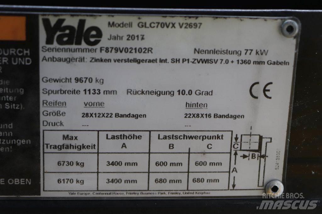 Yale GLC70VX Газовые погрузчики