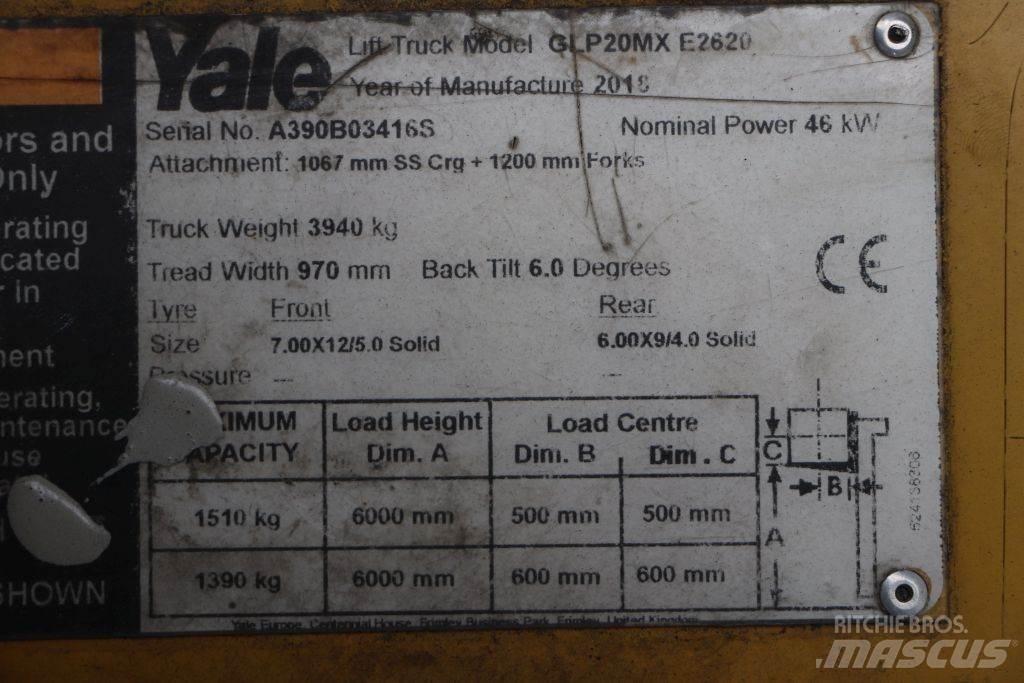 Yale GLP20MX Газовые погрузчики
