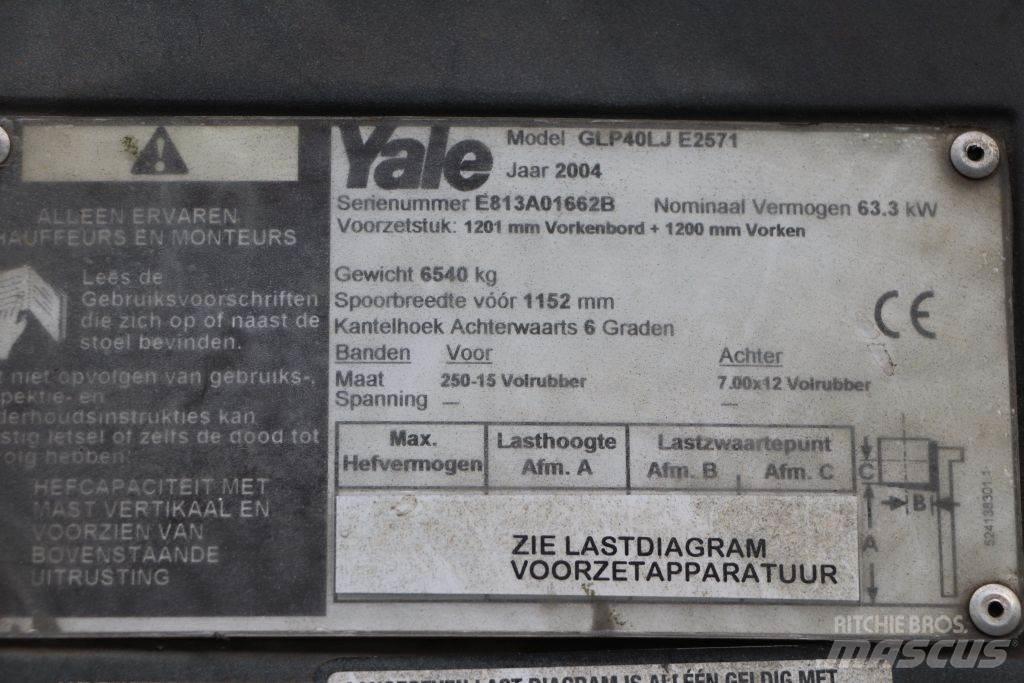 Yale GLP40LJ Газовые погрузчики