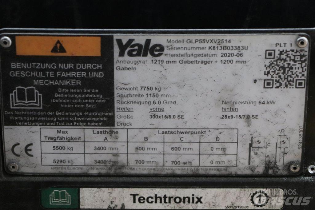 Yale GLP55VX Газовые погрузчики