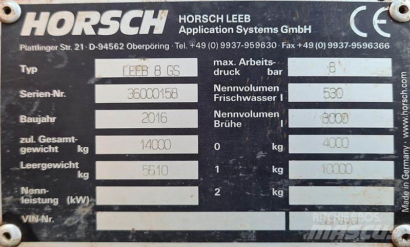 Horsch 8 GS Прицепные опрыскиватели