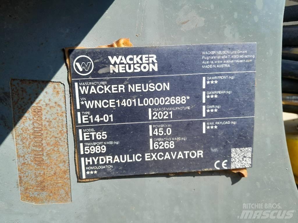 Wacker Neuson ET 65 Гусеничные экскаваторы